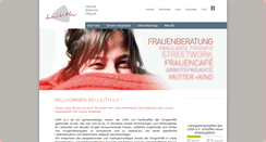 Desktop Screenshot of lilith-ev.de